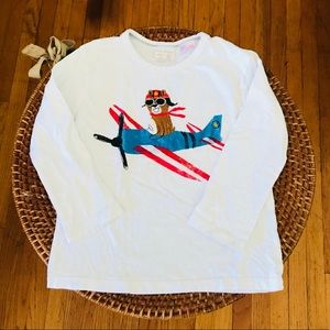 Zara Baby Boy Aviator Bear Long Sleeve T-Shirt 2/3